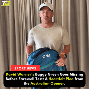 David Warner's, Heartfelt Plea , Australian opener, Baggy Green Goes