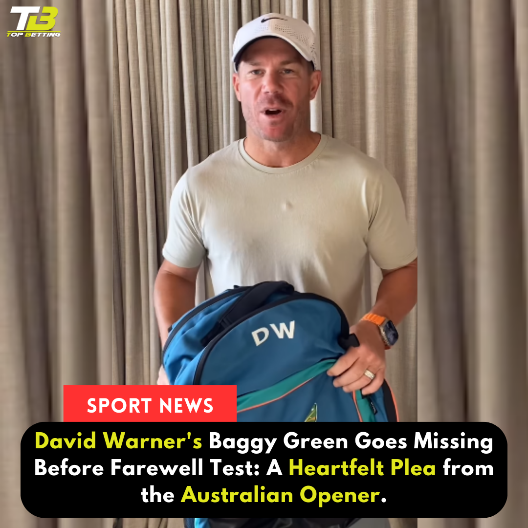 David Warner's Baggy Green Goes Missing Before Farewell Test: A Heartfelt Plea from the Australian Opener. David Warner's, Heartfelt Plea , Australian opener, Baggy Green Goes