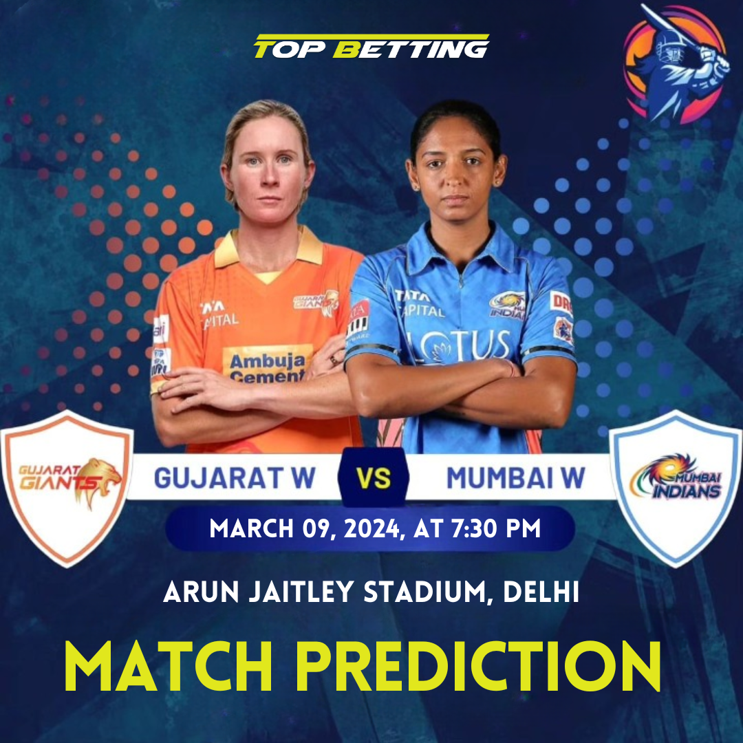 GG-W vs MI-W Match Prediction and Preview: WPL 2024GG-W vs MI-W Match Prediction and Preview: WPL 2024 GG-W vs MI-W Match Prediction, WPL 2024, Women's Premier League, Gujarat Giants Women, Mumbai Indians Women