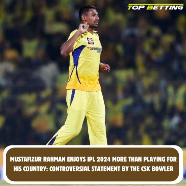 Mustafizur Rahman enjoys IPL 2024