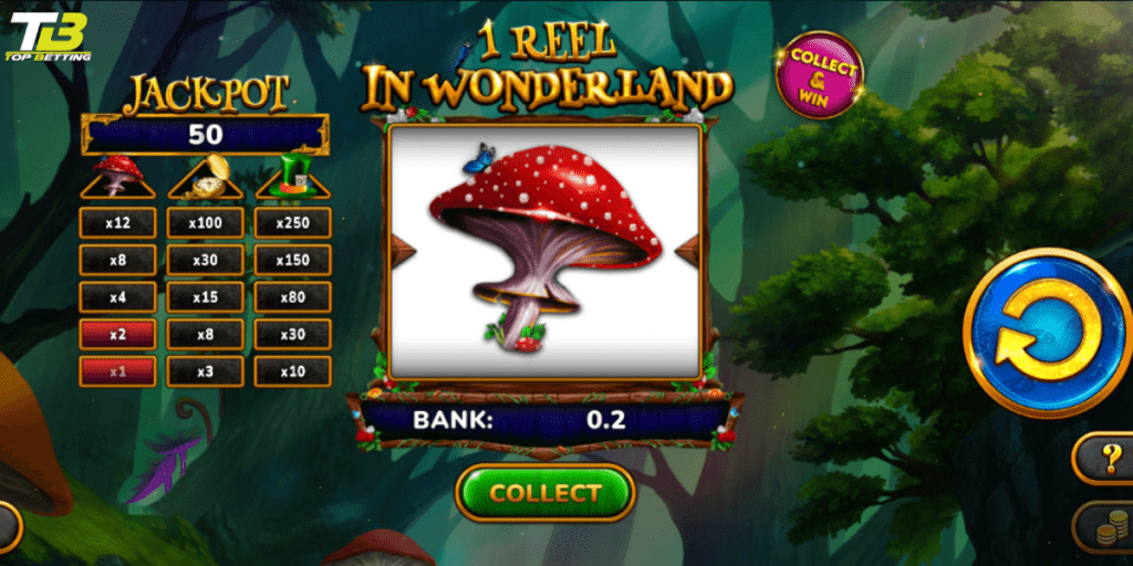 Demo Version vs. Real Money Version of 1 Reel in Wonderland