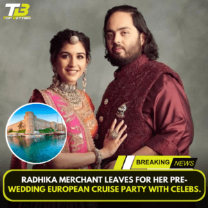 Radhika Merchant leaves for her pre-wedding European cruise party with celebs.