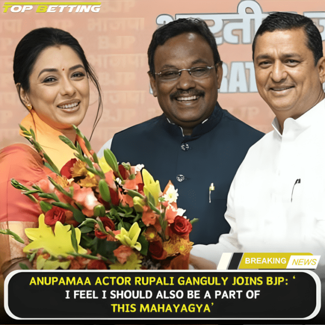 Actress Rupali Ganguly joins BJP