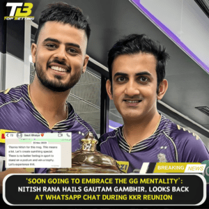 Nitish Rana hails Gautam