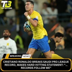 Cristiano Ronaldo breaks Saudi Pro League
