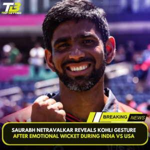 Saurabh Netravalkar reveals Kohli gesture after emotional wicket during India vs USA