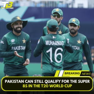 Pakistan can still qualify for the Super 8s in the T20 World Cup