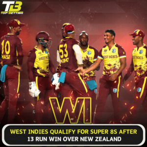 West Indies Qualify For Super 8s After 13 Run