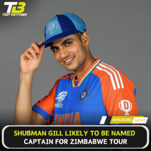 Shubman likely to be named captain for Zimbabwe