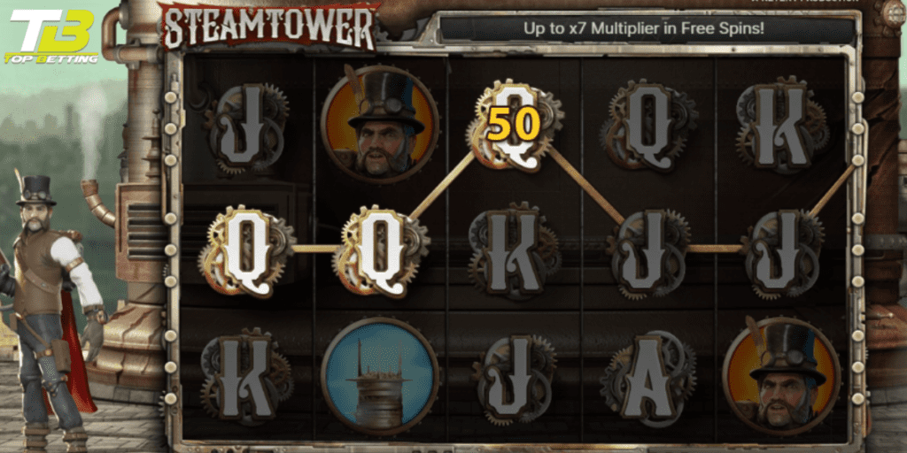 Steam Tower Slot Game reviews and ratings