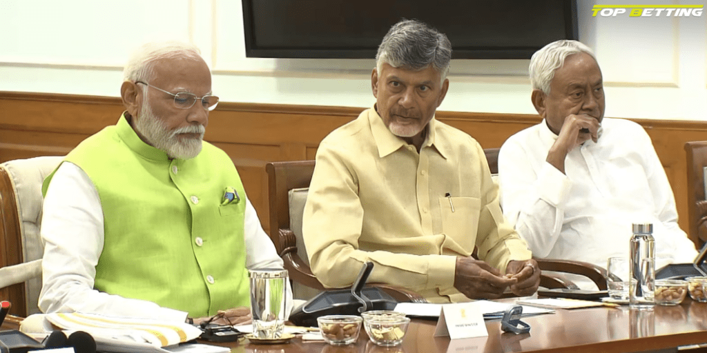 Nitish gives jaldi kariye advice at NDA meeting