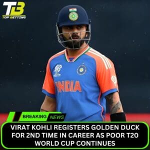 Kohli Registers Second Career Golden Duck