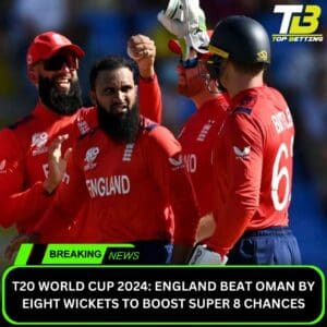 England beat Oman by eight wickets