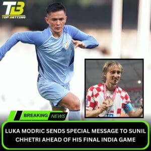 Modric sent a special message to Chhetri