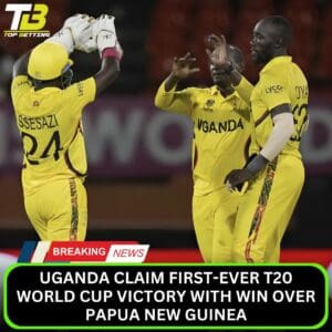 Uganda claim first ever T20 WC victory
