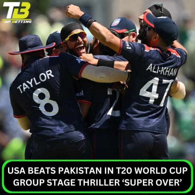 USA beats PAk T20 World Cup group