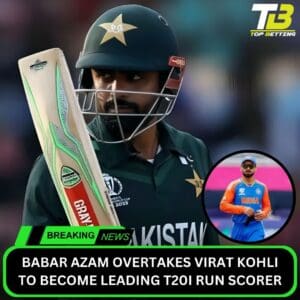 Babar Azam overtakes Kohli to become leading