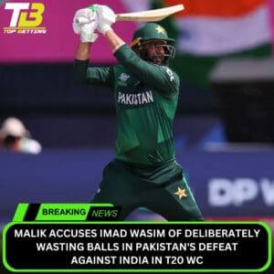 Imad Wasim of Wasting Balls in T20 WC Loss