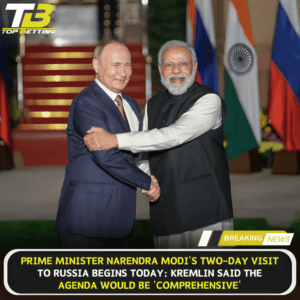 Narendra Modi two day visit to Russia begins