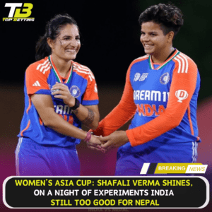 Shafali shines on a night of experiments India