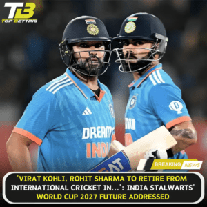 Virat and Rohit to retire from international