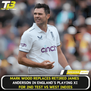 Mark Wood replaces retired James Anderson