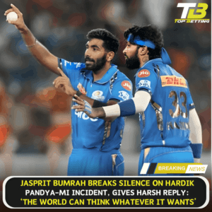 Jasprit breaks silence on Hardik MI incident