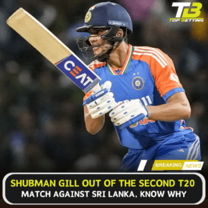 Shubman out of the second T20 match