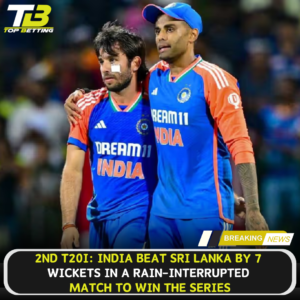 India beat Sri Lanka by 7 wickets in a rain