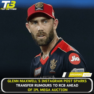 Maxwell Instagram post sparks RCB transfer