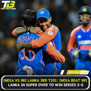 India beat Sri Lanka in Super Over to win