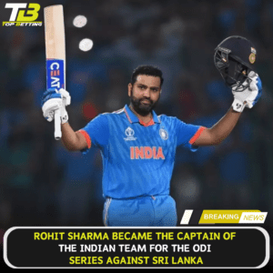 Rohit captain the team for the ODI series