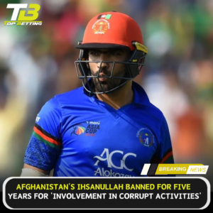 Ihsanullah banned for 5 years on corruption charges