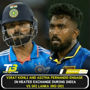 Heated altercation between Virat and Asitha