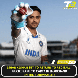 Ishan will captain Jharkhand in Buchi Babu