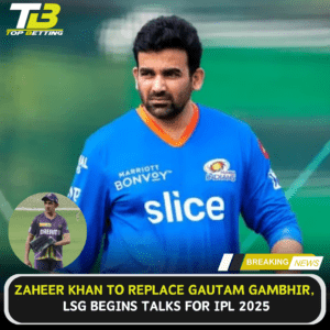 Zaheer will replace Gautam in IPL 2025 franchise