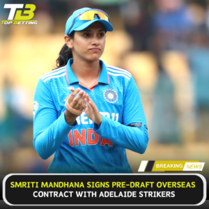 Smriti signs pre draft overseas contract