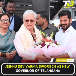 Jishnu Dev Varma sworn in as new Governor