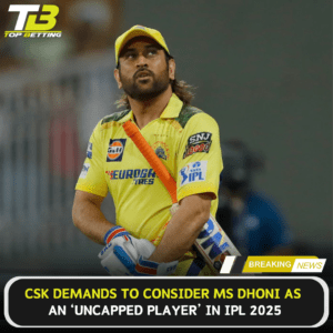 Demand to consider Dhoni as an uncapped player