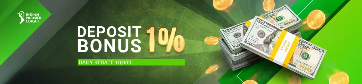 Deposit Bonus 1%