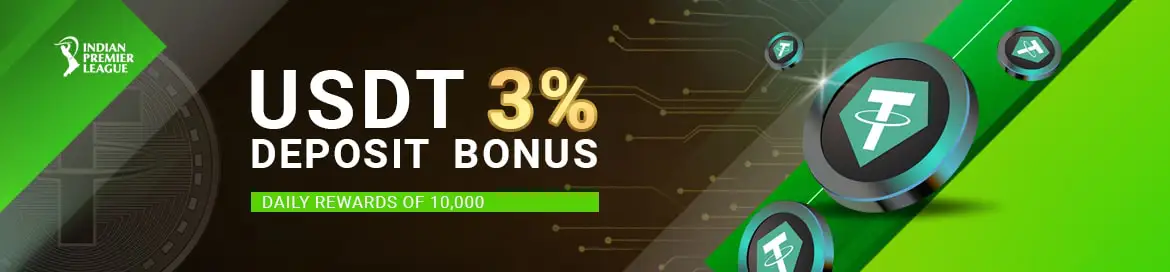 USDT Deposit Bonus 3%